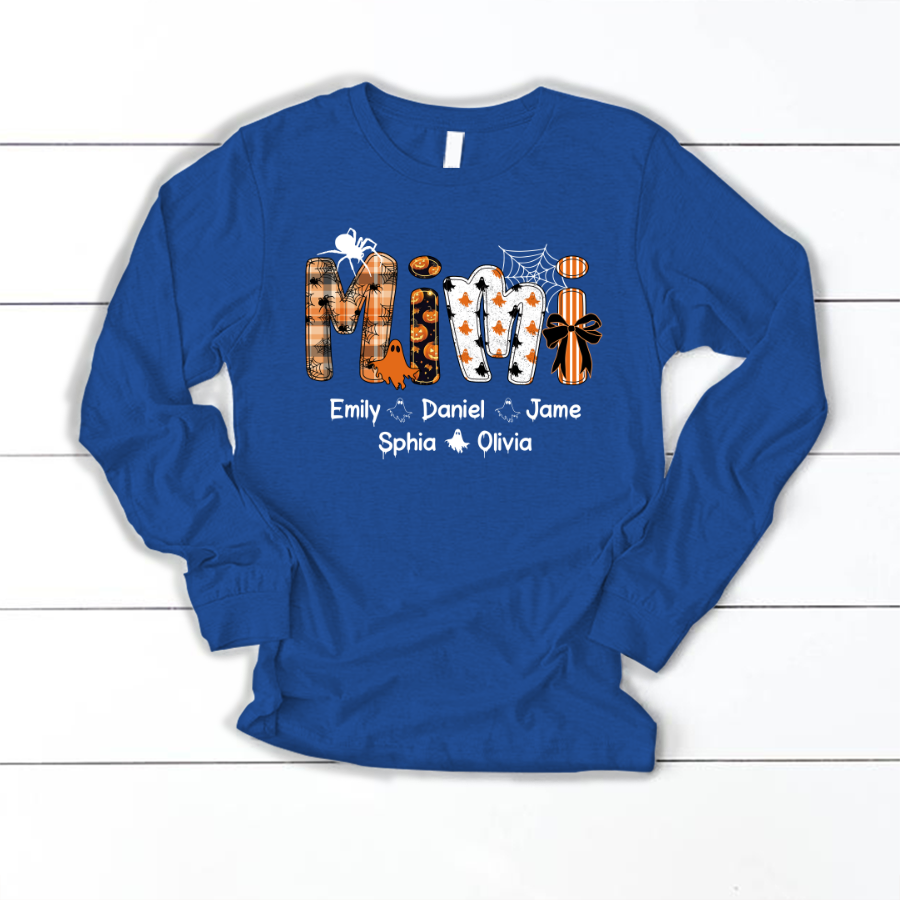 Preppy Halloween Gigi Cute Ghost Grandma and Grankids Shirt