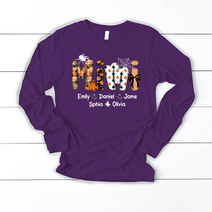 Preppy Halloween Gigi Cute Ghost Grandma and Grankids Shirt