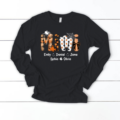 Preppy Halloween Gigi Cute Ghost Grandma and Grankids Shirt