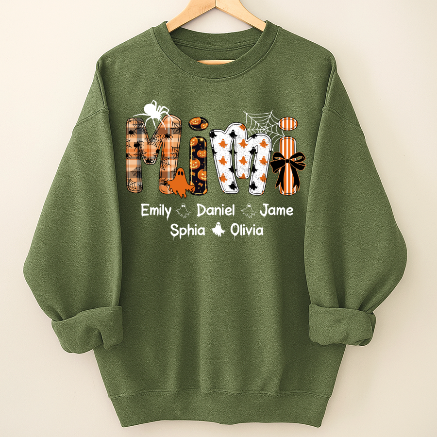 Preppy Halloween Gigi Cute Ghost Grandma and Grankids Shirt