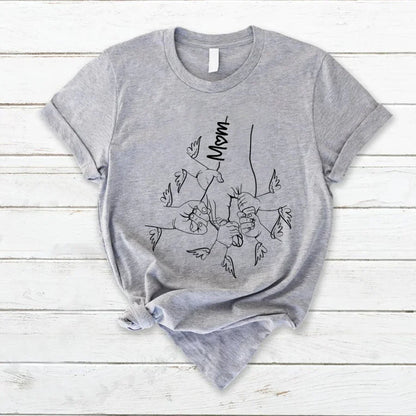 Hands Kids Mom Angle Wings T-Shirt