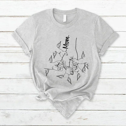 Hands Kids Mom Angle Wings T-Shirt