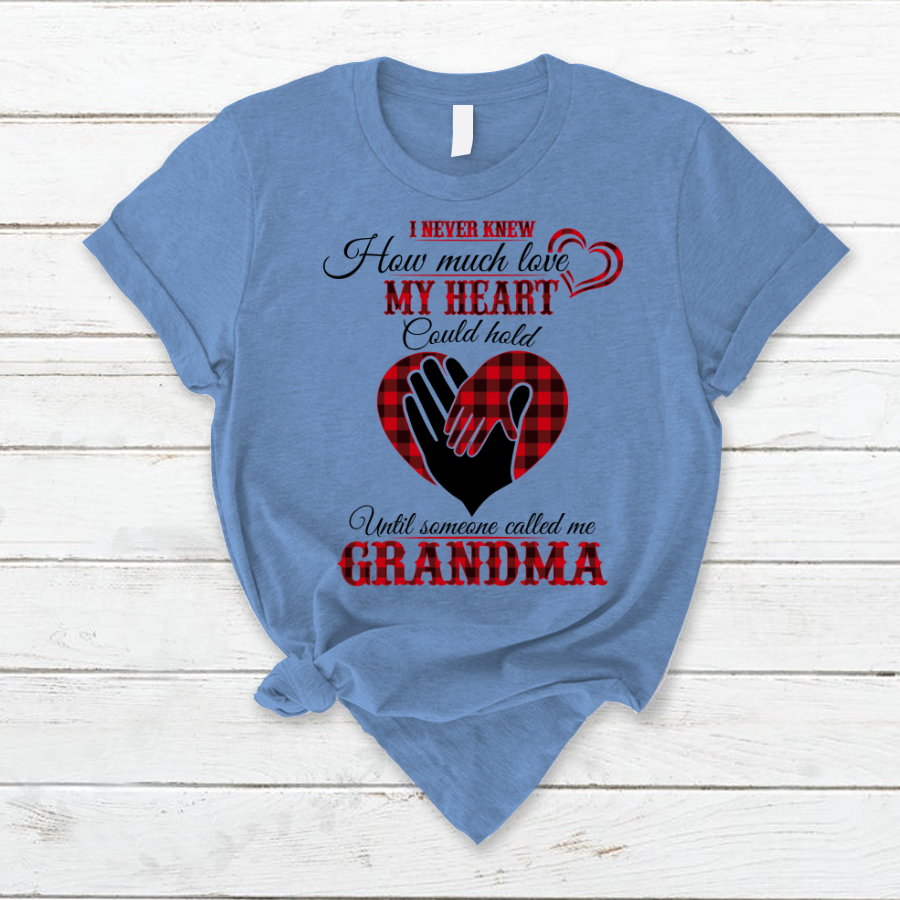 I Never Knew How Much Love My Heart Could Hold Ultil Someone Called Me Grandma T-Shirt