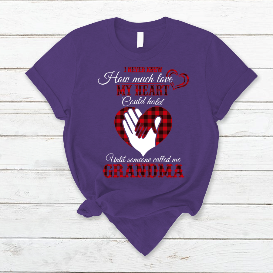 I Never Knew How Much Love My Heart Could Hold Ultil Someone Called Me Grandma T-Shirt