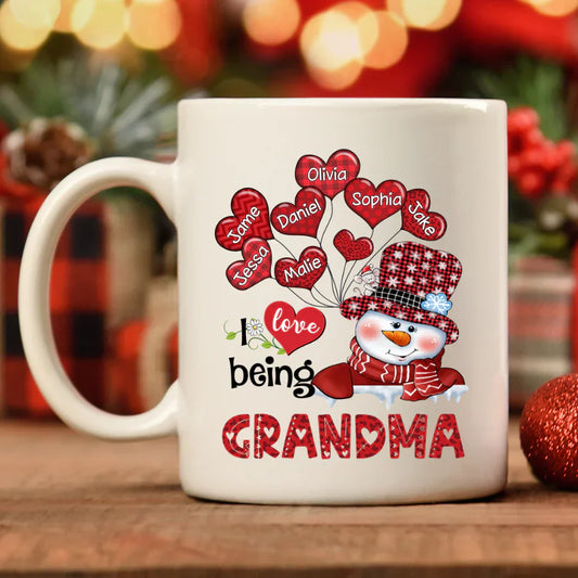 I Love Being A Grandma And Kids CTH01 Mug