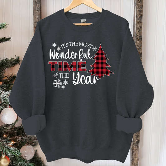 It's The Most Wonderful Time Of The Year Sweatshirt, Christmas Shirt, Crewneck Sweater, Gift For Christmas, Family Christmas Shirt, Xmas Tee
