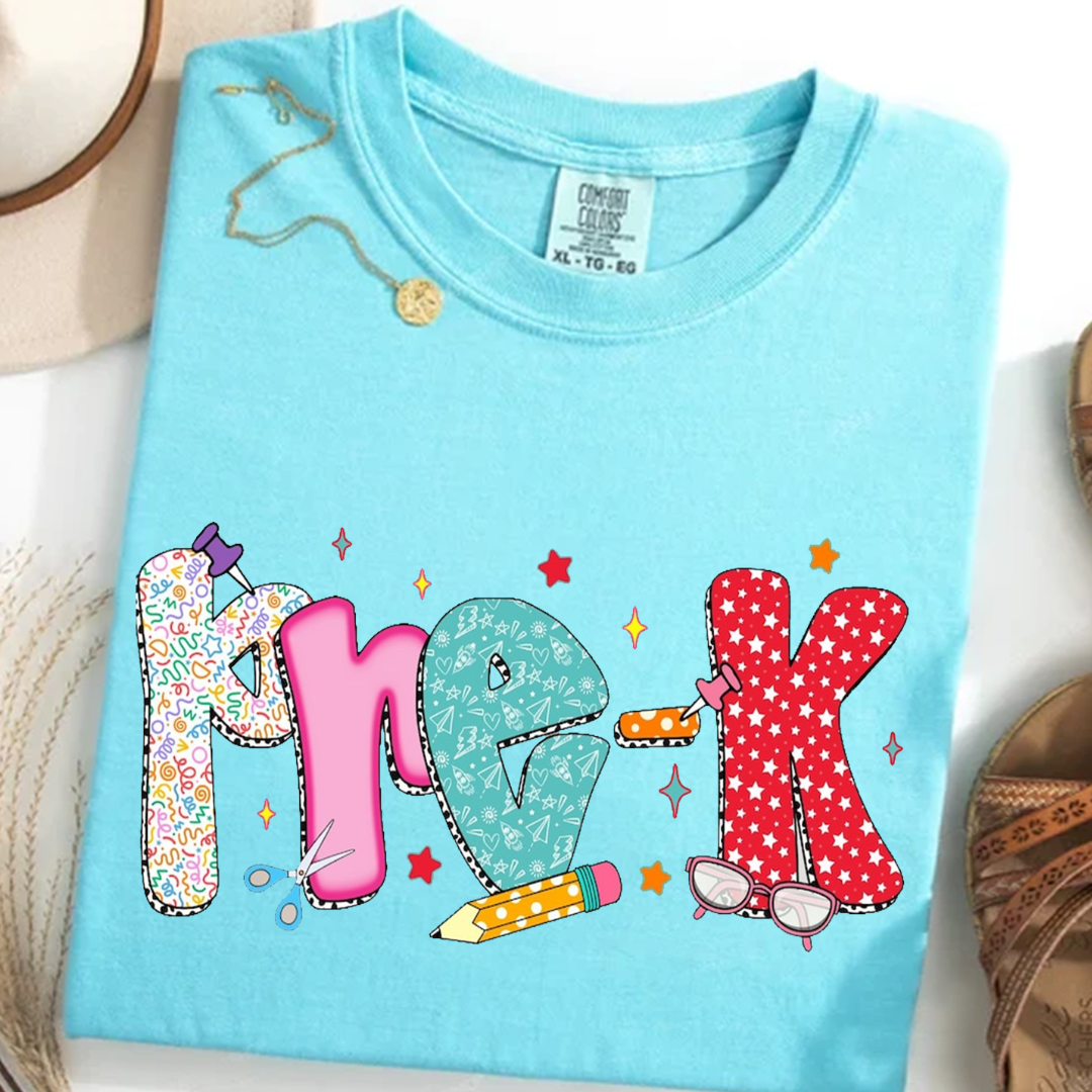 Kindergarten to 3rd Grade Teachers on the First Day Preppy Style Back to School Shirt