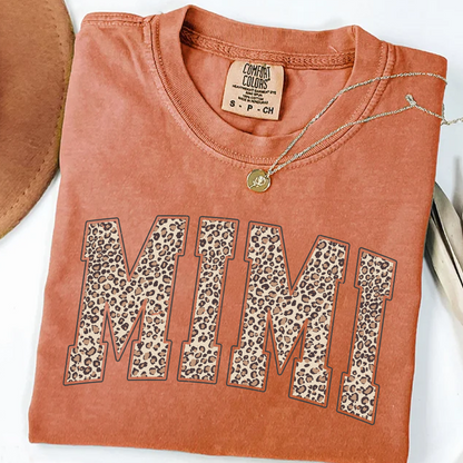 Leopard Mimi Mother's Day Shirt