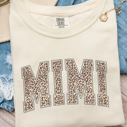 Leopard Mimi Mother's Day Shirt