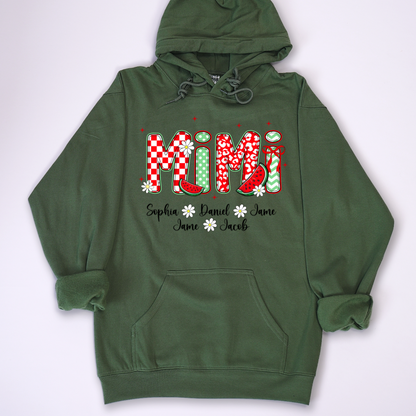 Mimi Watermelon And Grandkids Sweet Summer Time Shirt