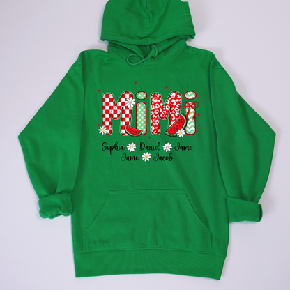 Mimi Watermelon And Grandkids Sweet Summer Time Shirt