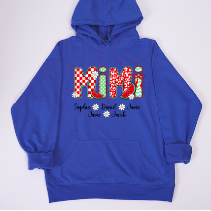Mimi Watermelon And Grandkids Sweet Summer Time Shirt