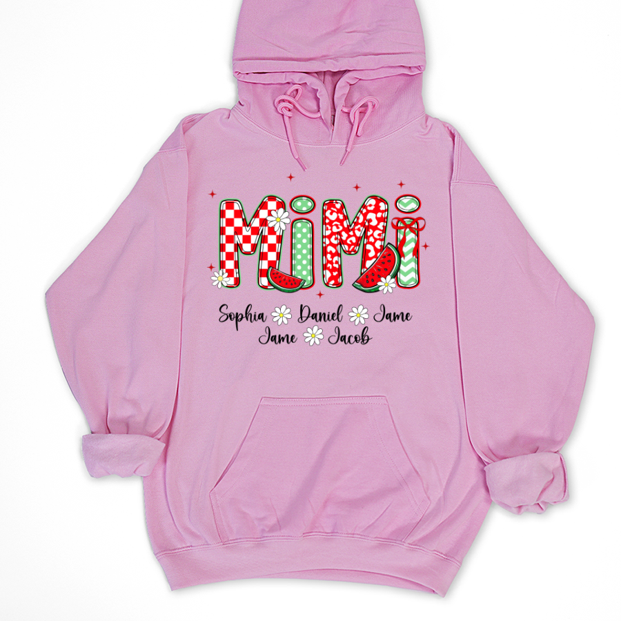 Mimi Watermelon And Grandkids Sweet Summer Time Shirt