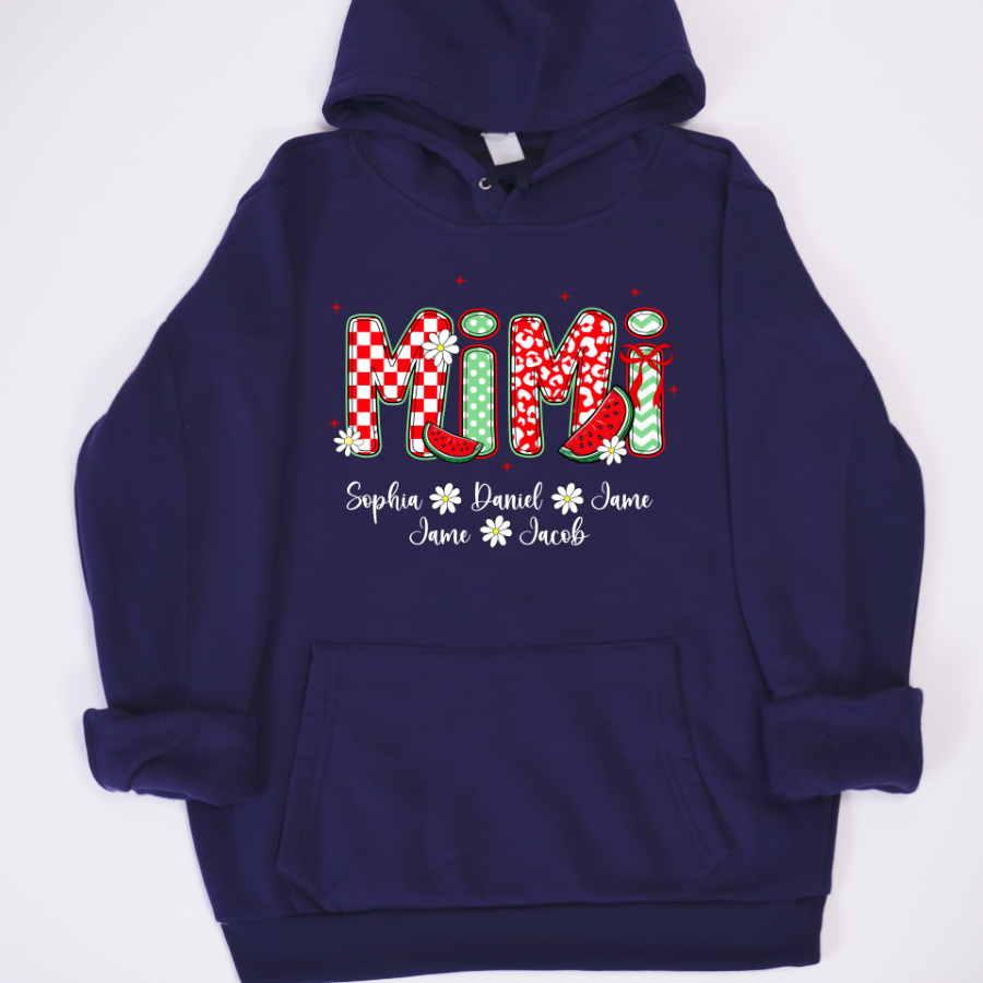 Mimi Watermelon And Grandkids Sweet Summer Time Shirt