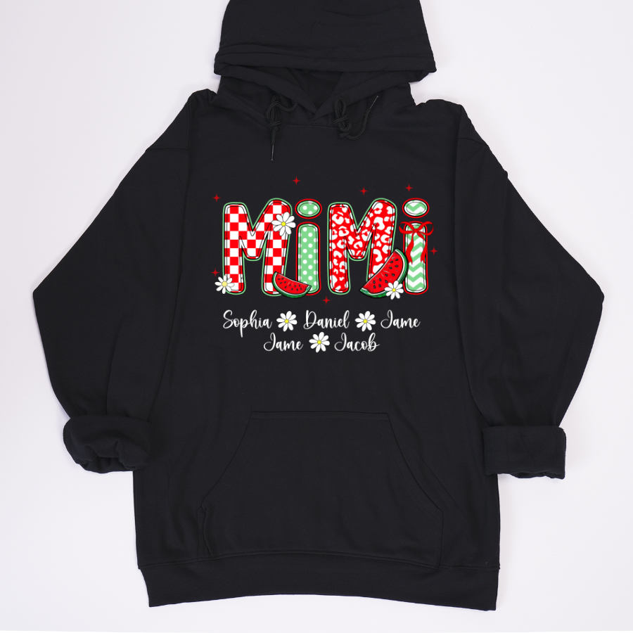Mimi Watermelon And Grandkids Sweet Summer Time Shirt