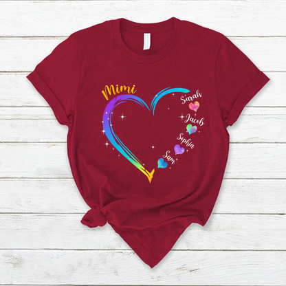 Mimi Heart fulcolor Best Gifts For Mother's Day T-Shirt