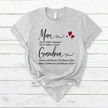Mom And Grandma Kids Est VT22120093 T-Shirt