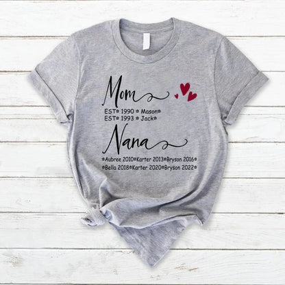 Mom And Nana Kids Est VT22120093 T-Shirt