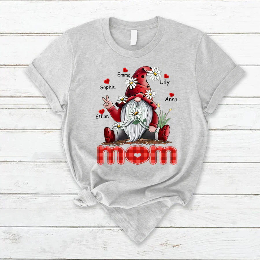 Mom Gnome Heart Kids VT22120072 T-Shirt