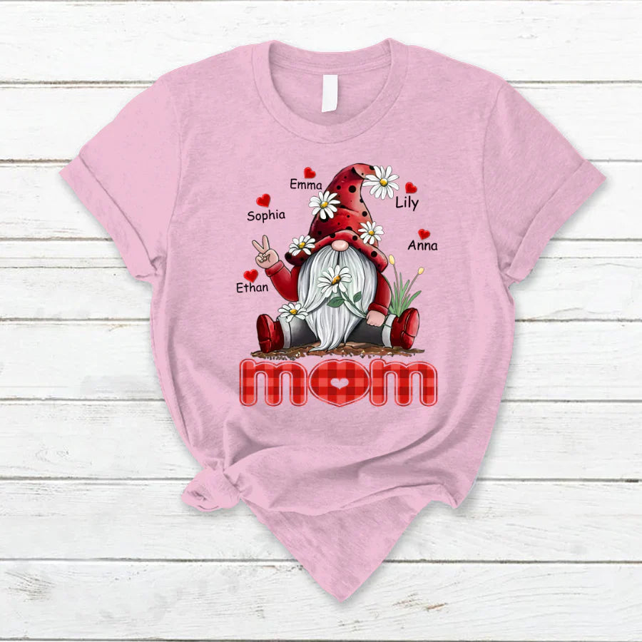 Mom Gnome Heart Kids VT22120072 T-Shirt