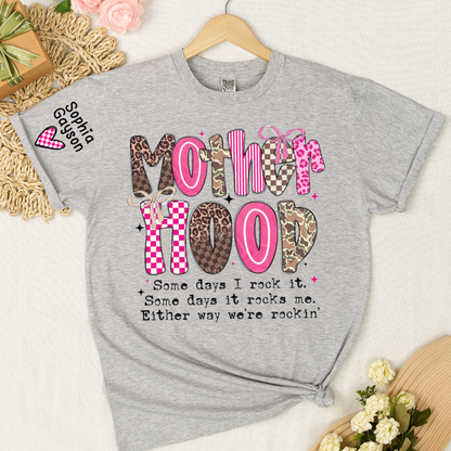 Motherhood Funny Mom Some Days I Rock It Mothers Day Gift  T-shirt