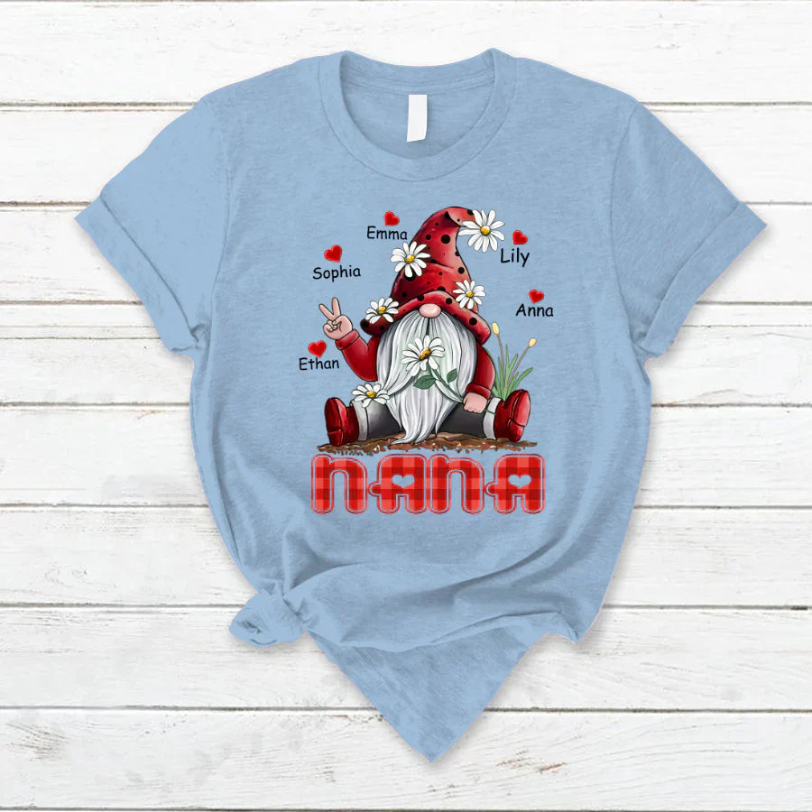 Nana Gnome Heart Kids VT22120072 T-Shirt