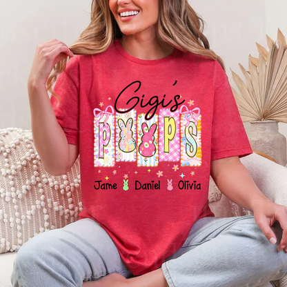 Nana's Peeps And Grandkids Easter Day Gift T-shirt