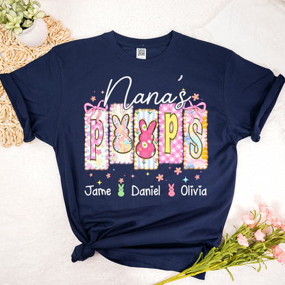 Nana's Peeps And Grandkids Easter Day Gift T-shirt