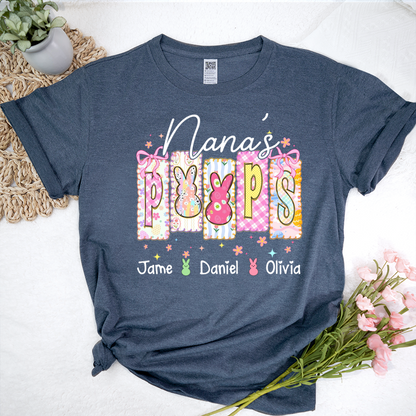 Nana's Peeps And Grandkids Easter Day Gift T-shirt