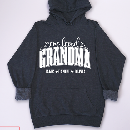 One Loved Grandma, Custom Grandma and Grandkids Name Shirt