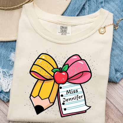 Personalized Teacher's name – Cute Back-to-School Appreciation GiftPersonalized Teacher's name – Cute Back-to-School Appreciation Gift