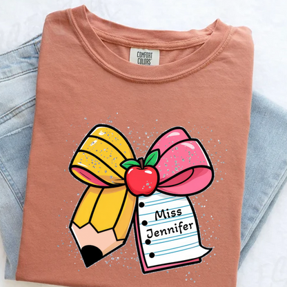 Personalized Teacher's name – Cute Back-to-School Appreciation GiftPersonalized Teacher's name – Cute Back-to-School Appreciation Gift