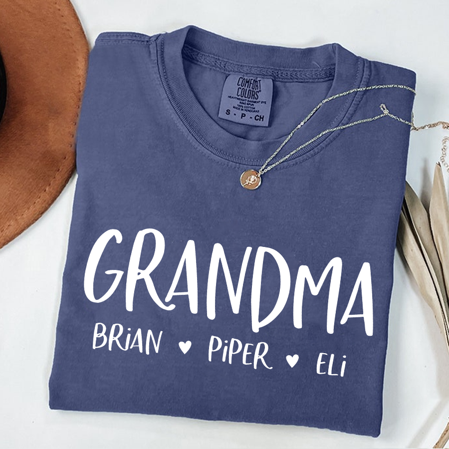 Personalized Grandma Shirt, Mother's Day Gifts For Grandma