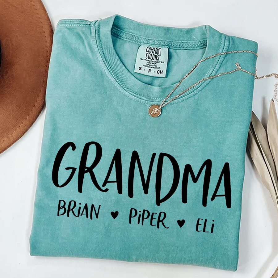 Personalized Grandma Shirt, Mother's Day Gifts For Grandma