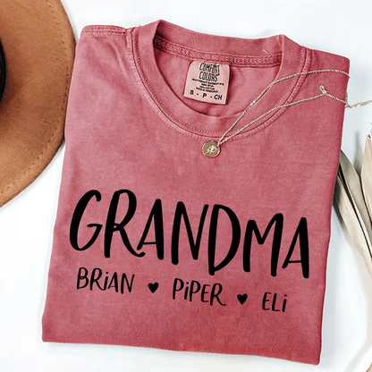 Personalized Grandma Shirt, Mother's Day Gifts For Grandma