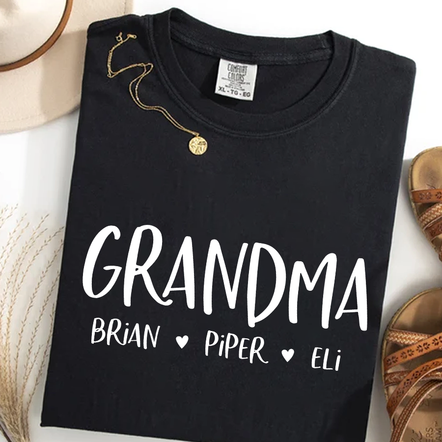 Personalized Grandma Shirt, Mother's Day Gifts For Grandma
