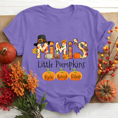 Personalized Mimi's Little Pumpkins Autumn Doodle Alphabet