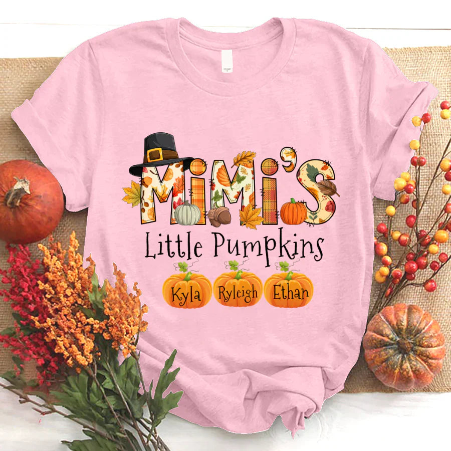 Personalized Mimi's Little Pumpkins Autumn Doodle Alphabet
