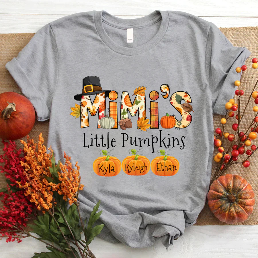 Personalized Mimi's Little Pumpkins Autumn Doodle Alphabet