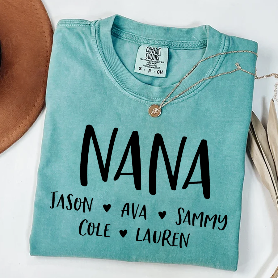 Personalized Nana Shirt, Mother's Day Gifts For Grandma