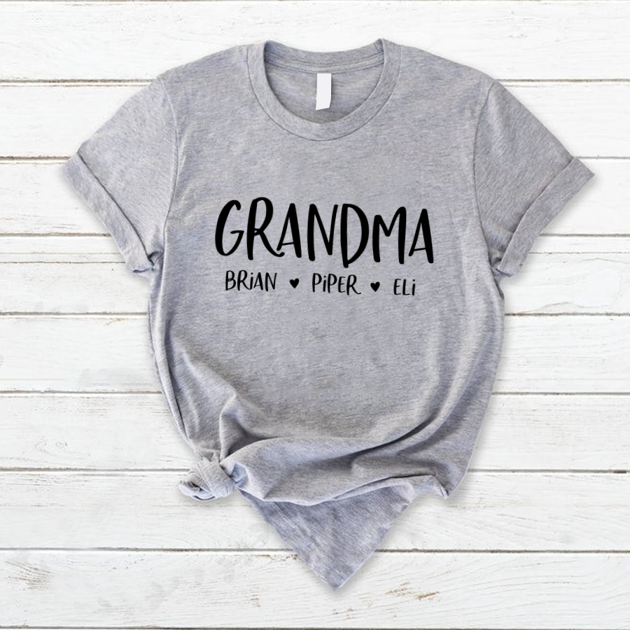 Personalized Grandma Shirt, Mother's Day Gifts For Grandma