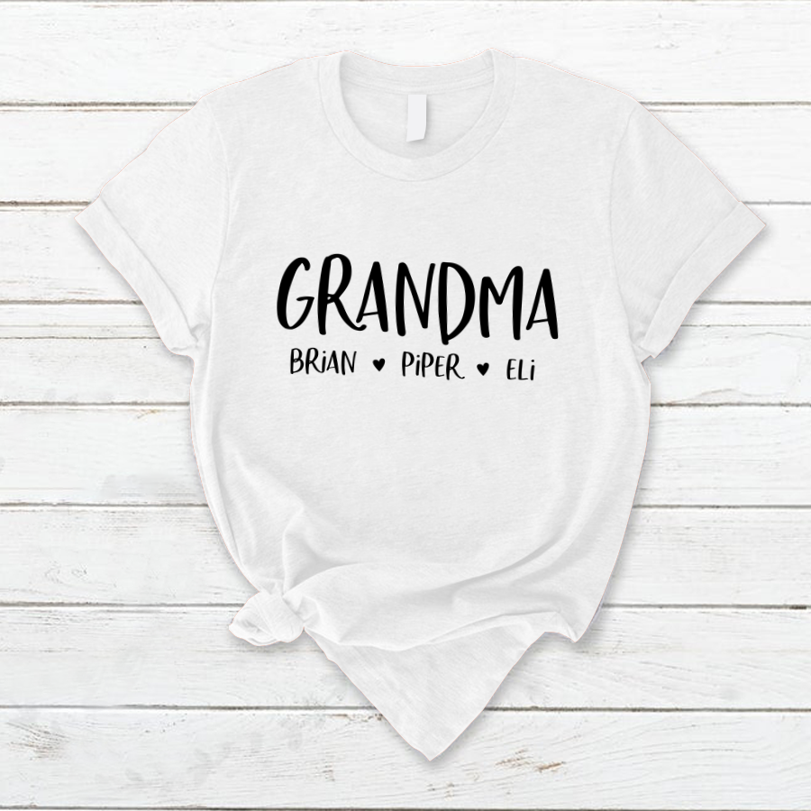 Personalized Grandma Shirt, Mother's Day Gifts For Grandma