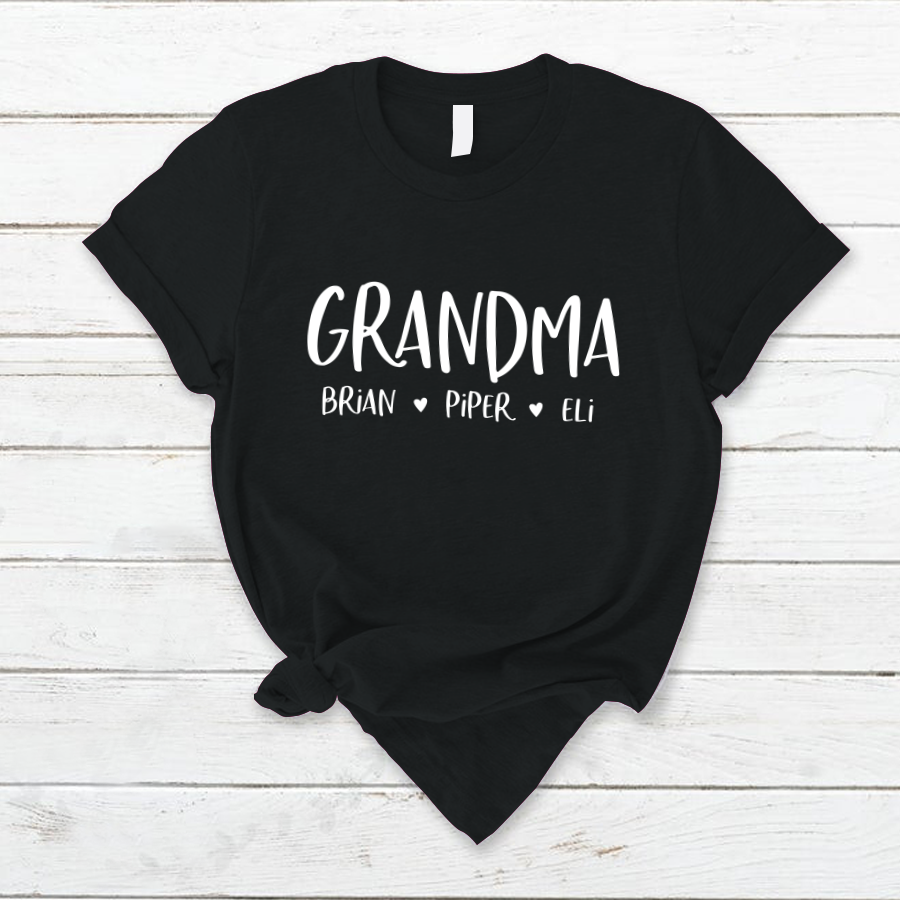 Personalized Grandma Shirt, Mother's Day Gifts For Grandma