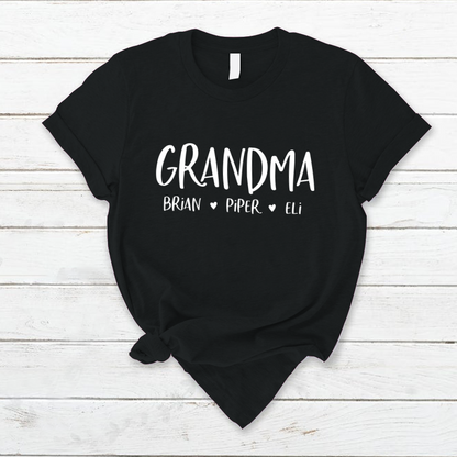 Personalized Grandma Shirt, Mother's Day Gifts For Grandma