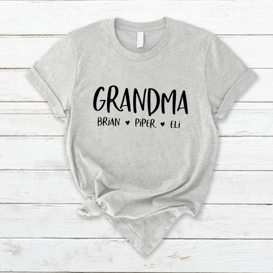 Personalized Grandma Shirt, Mother's Day Gifts For Grandma