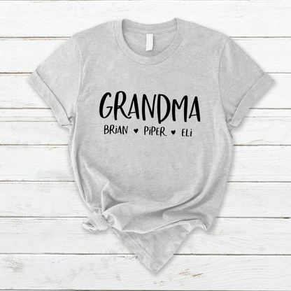 Personalized Grandma Shirt, Mother's Day Gifts For Grandma