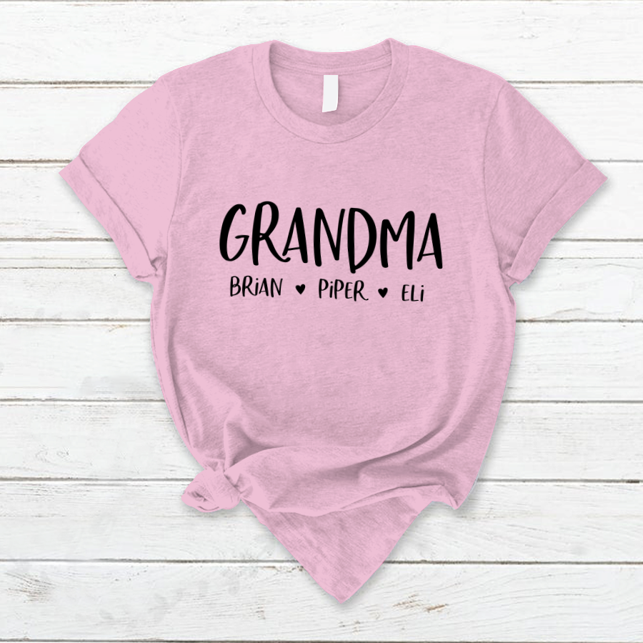 Personalized Grandma Shirt, Mother's Day Gifts For Grandma