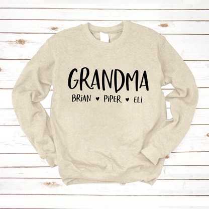 Personalized Grandma Shirt, Mother's Day Gifts For Grandma
