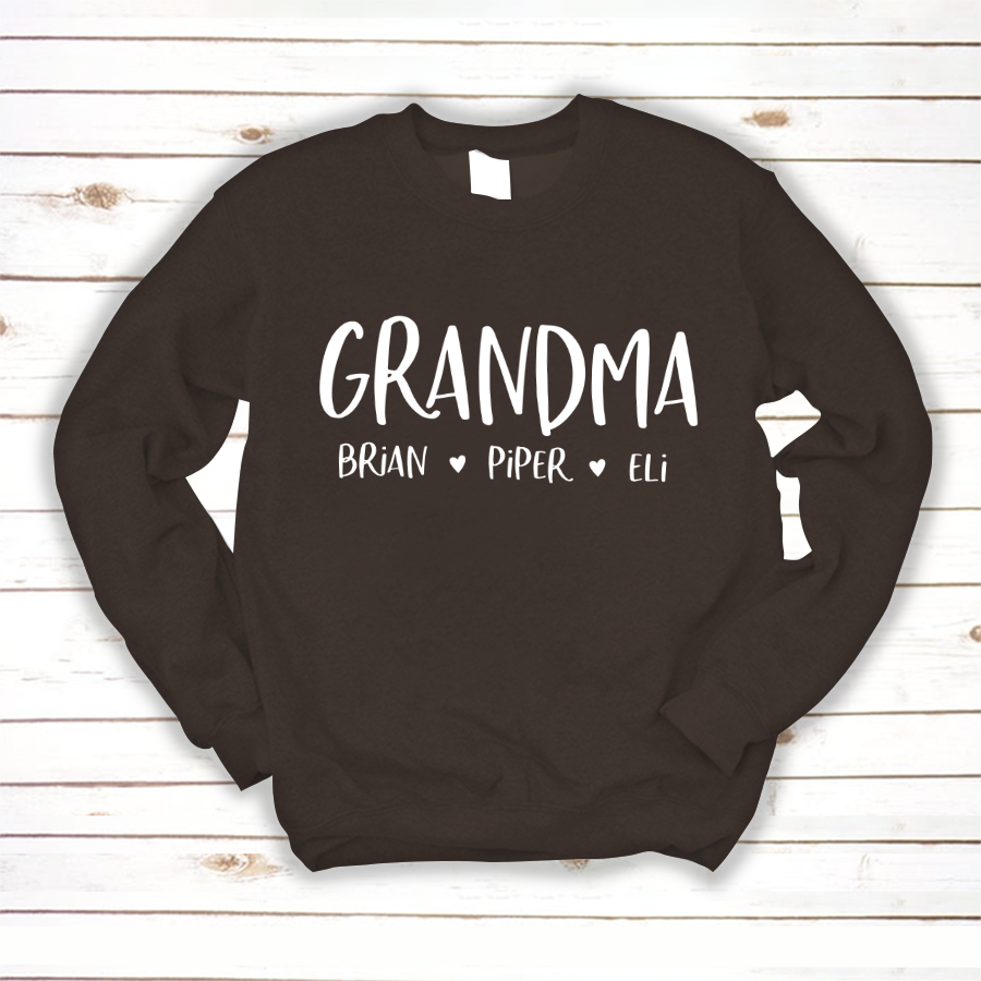 Personalized Grandma Shirt, Mother's Day Gifts For Grandma