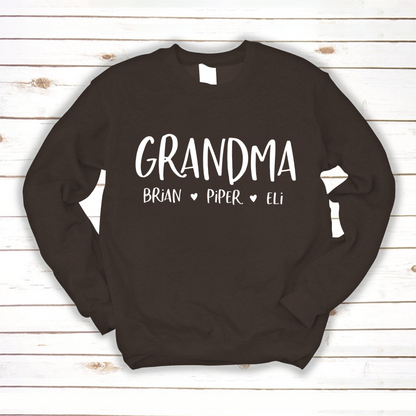 Personalized Grandma Shirt, Mother's Day Gifts For Grandma